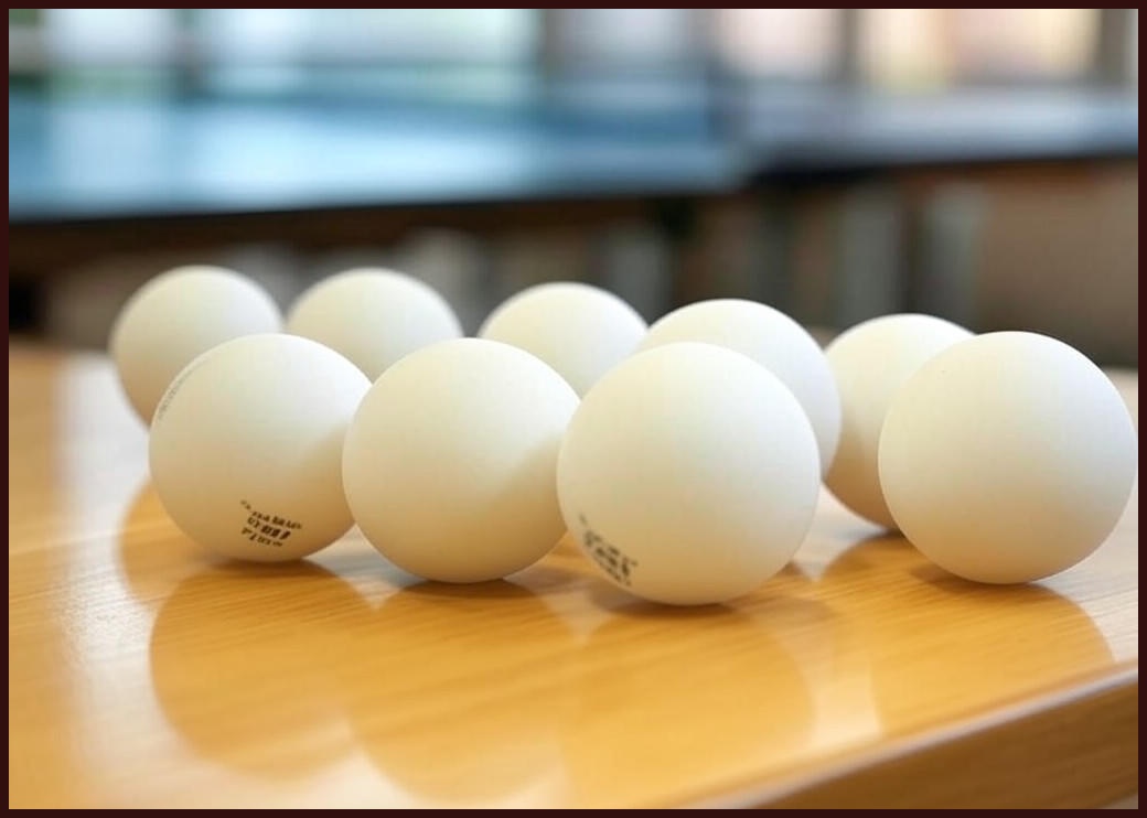 엑시옴 브라보 플러스 ITTF 6입 경기용 탁구공 3세트, 3세트, 6개입, 화이트 - 이미지 1